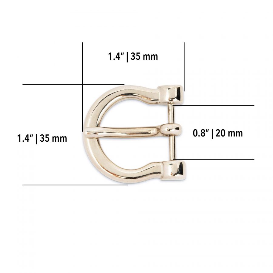 women belt buckle horseshoe 20 mm 3