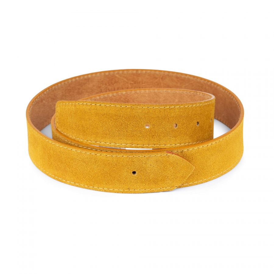 camel suede leather belt strap for buckle 40 mm 28 44 usd55 1