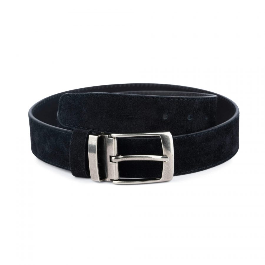 mens leather belt for jeans black suede 4 0 cm 28 40 55usd 1