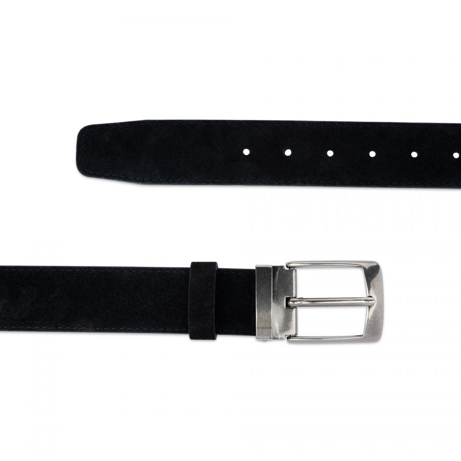 mens leather belt for jeans black suede 4 0 cm 28 40 55usd 3