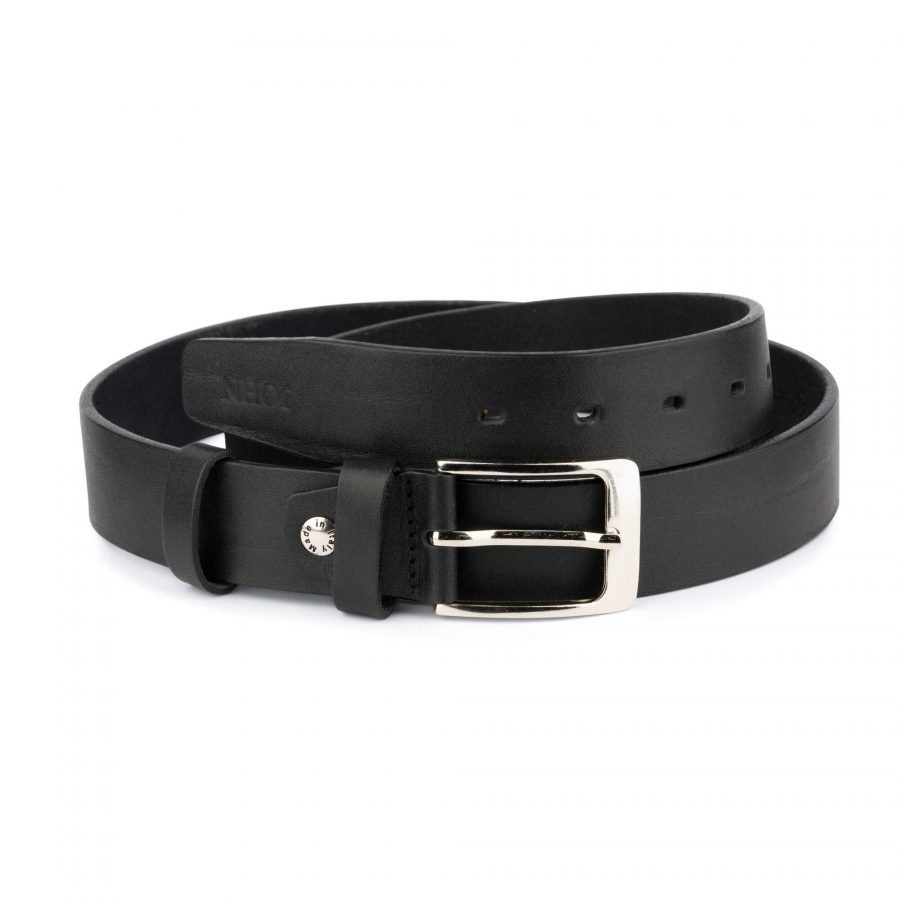 personalised mens leather belt black full grain 28 44 85usd 1