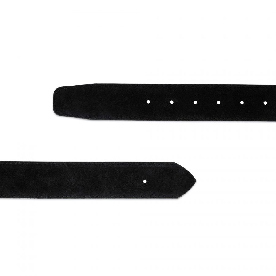 replacement black suede leather belt strap for buckle 35 mm 28 44 usd55 2