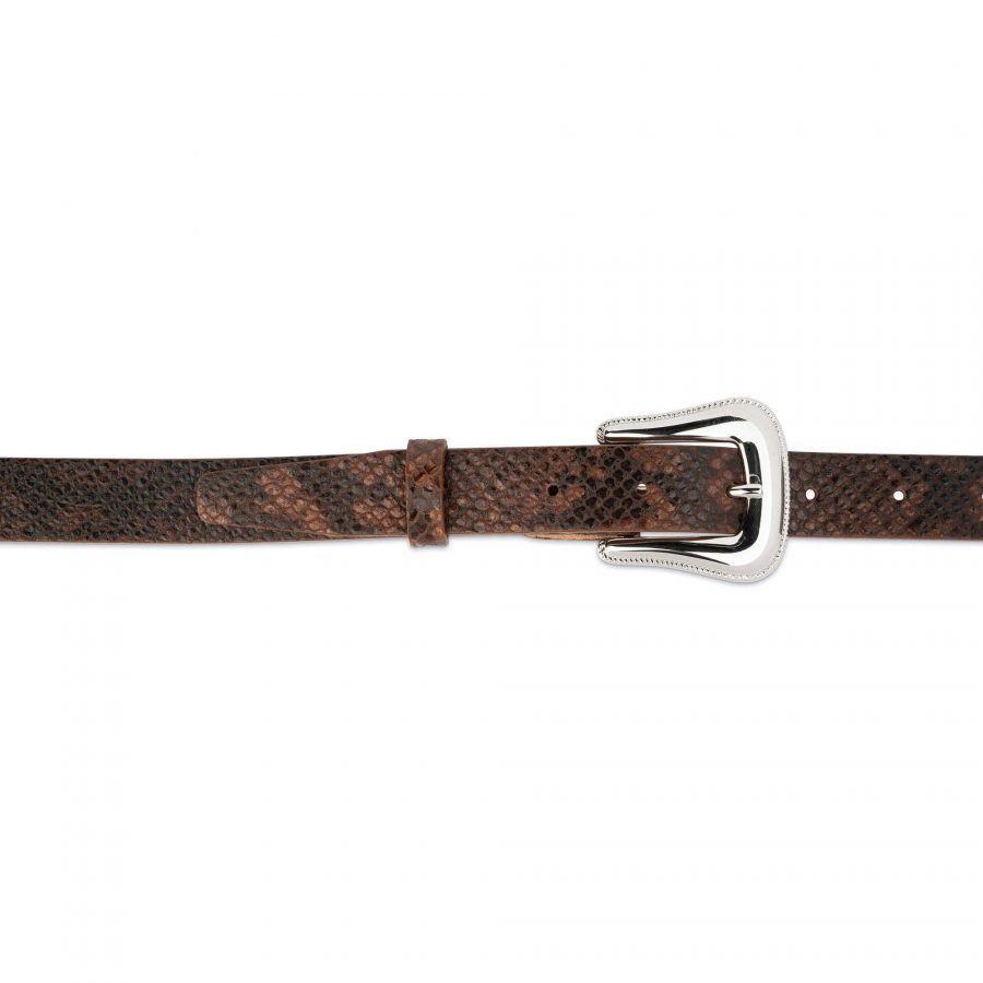 western brown snakeskin belt 28 44 75usd 2