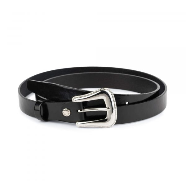 western womens black patent leather belt hypoallergenic buckle 28 42 65usd 1