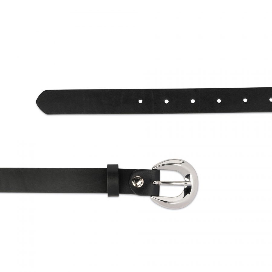 womens black belt with silver buckle 28 40 49usd 3