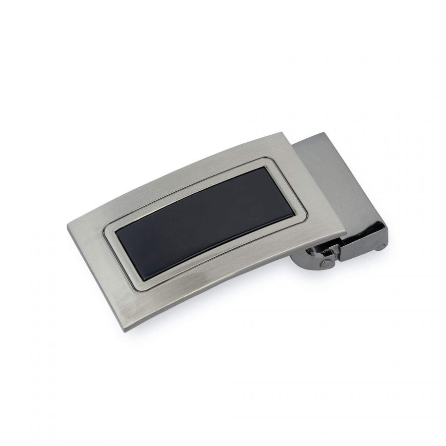 Casual Belt Buckle For Men With Black Rectangle 35 Mm 1
