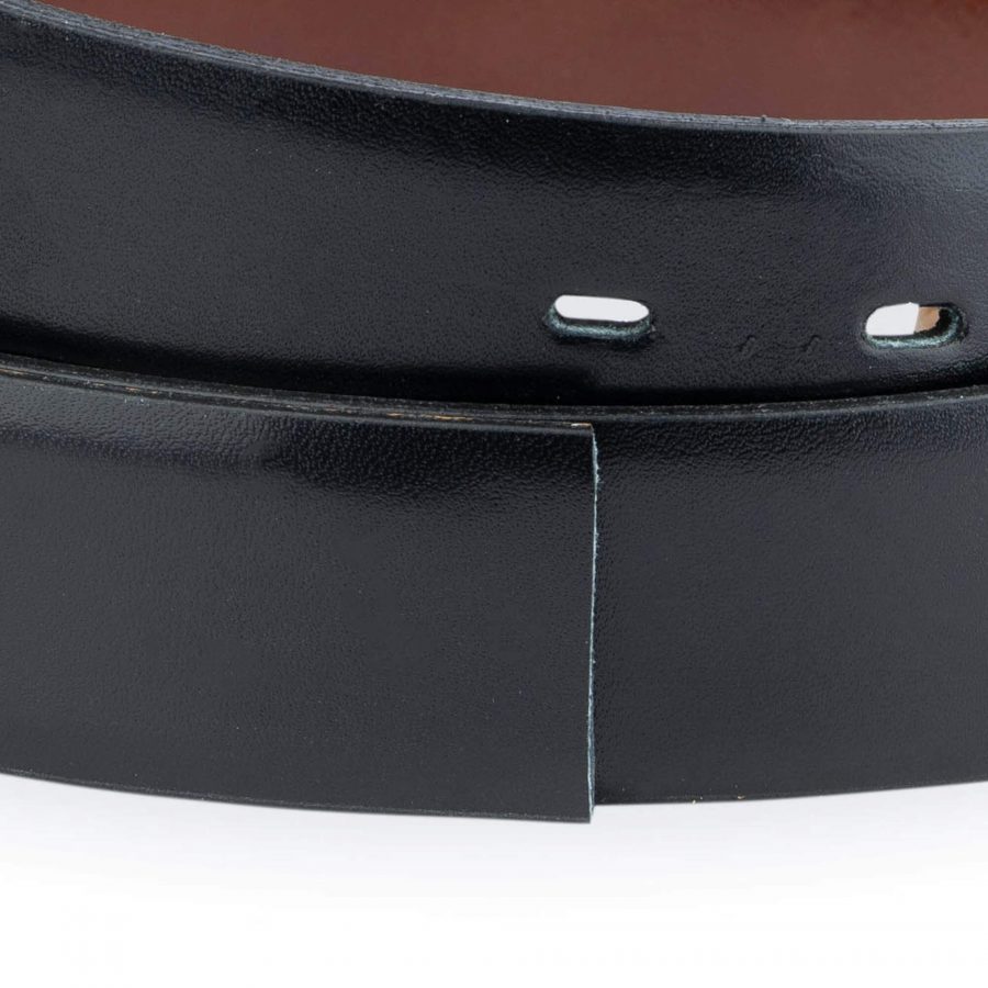 Replacement Reversible Leather Belt Strap Black Brown 35 Mm 2