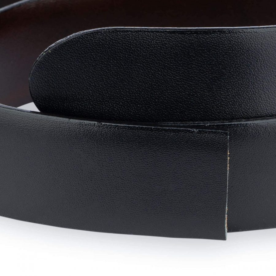 Replacement Reversible Mens Belt Strap High Quality Black Brown 2