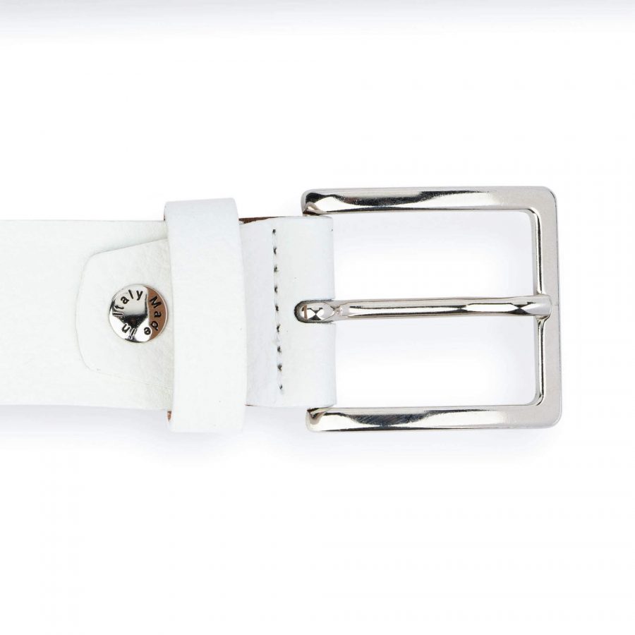 white leather belt with red hearts 2