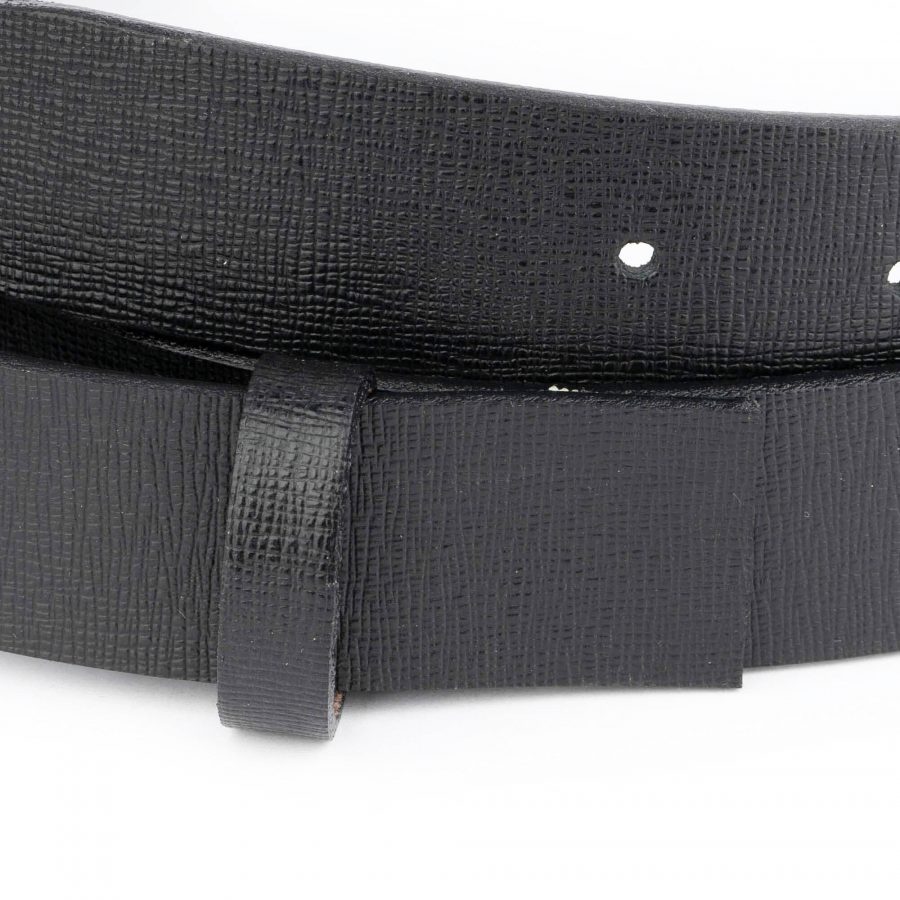 Replacement Belt Strap Saffiano Leather 1 1 8 inch 3