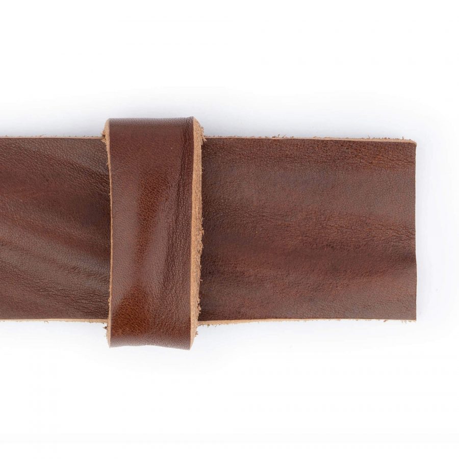 brown full grain leather belt strap 40 mm replacement 2