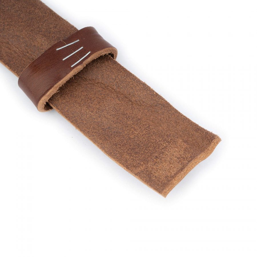 brown full grain leather belt strap 40 mm replacement 6