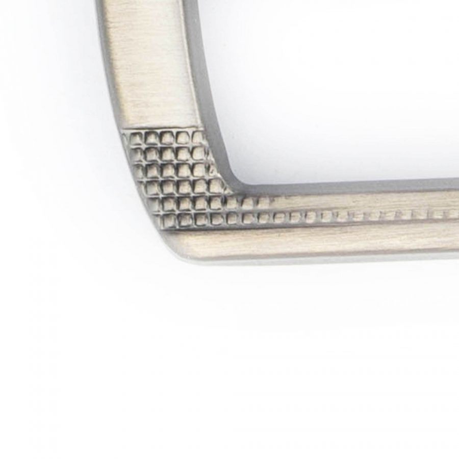 clip belt buckle reversible 3 5 cm satin gray 5