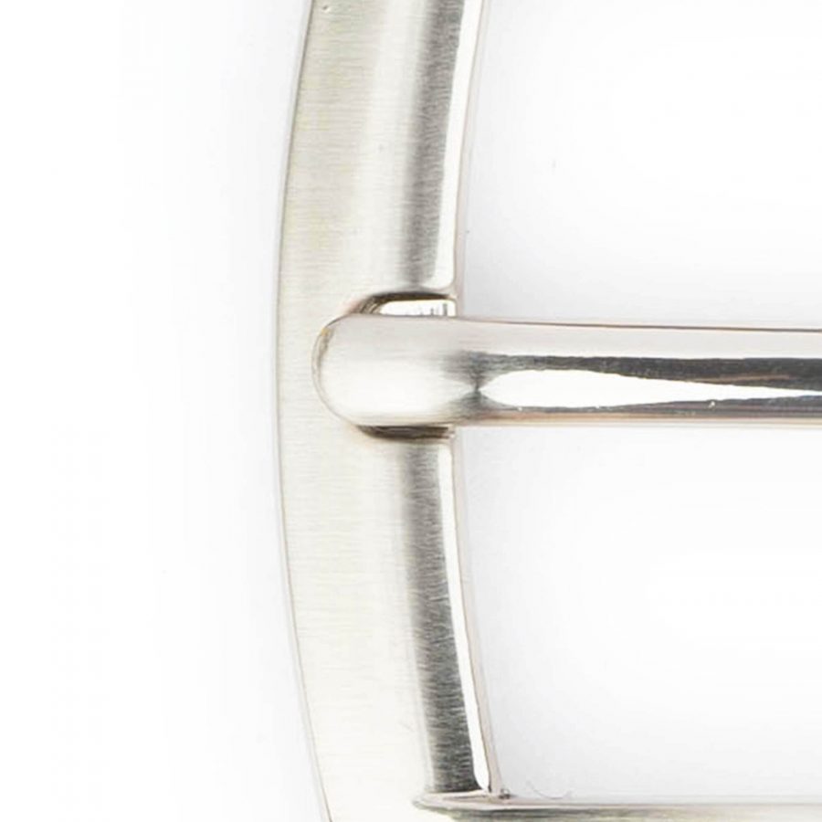 metal mens clip buckle 3 0 cm silver polished 5