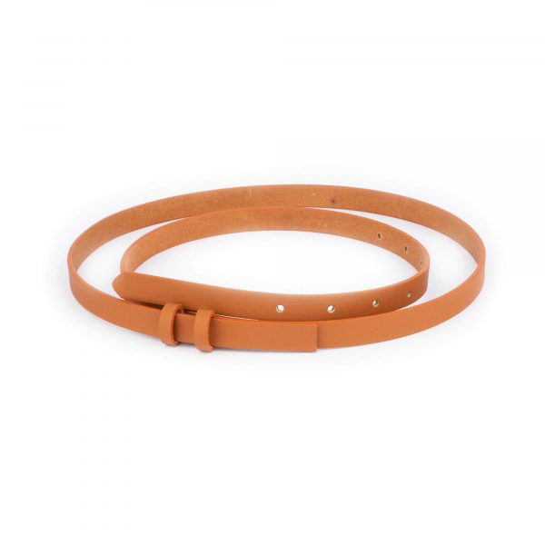1 5 cm replacement tan leather belt strap for buckles 1