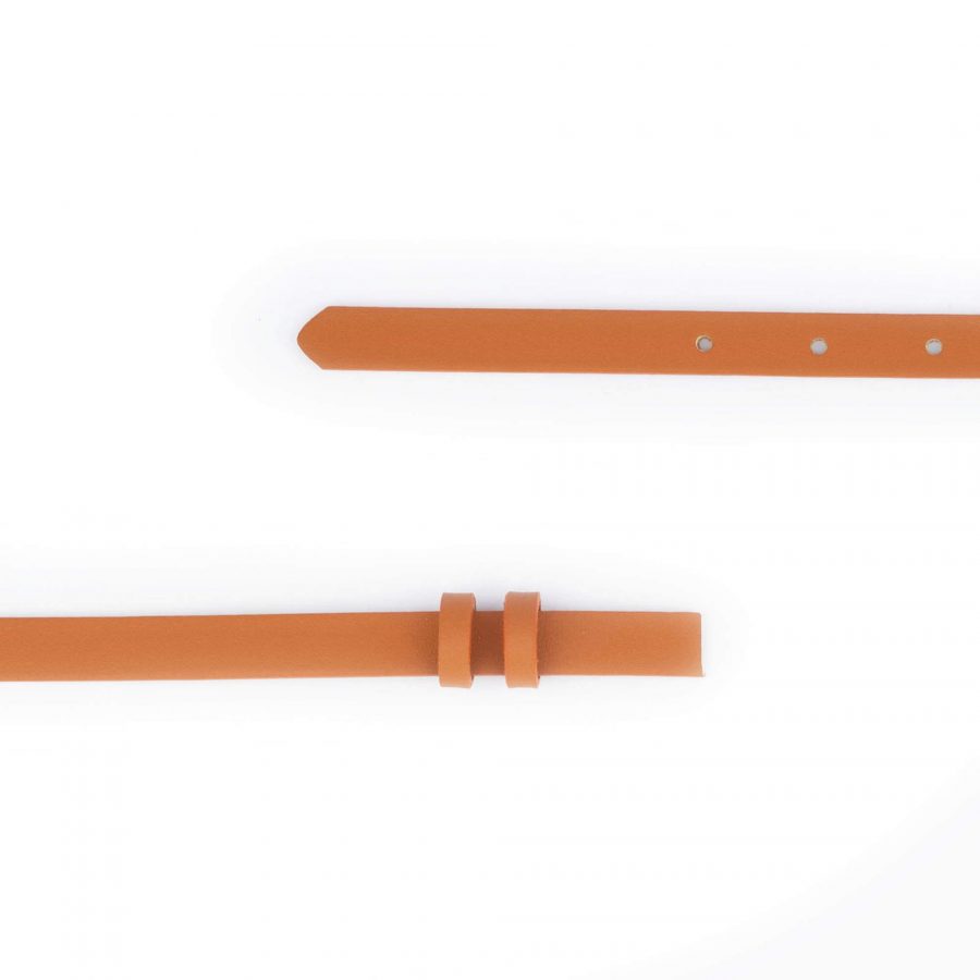 1 5 cm replacement tan leather belt strap for buckles 2
