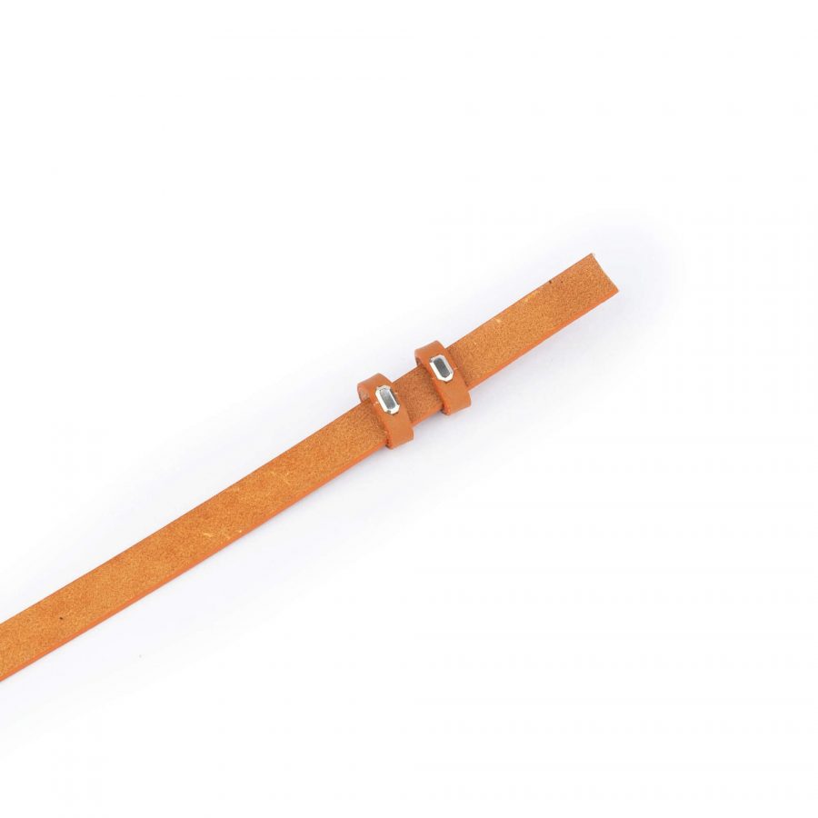 1 5 cm replacement tan leather belt strap for buckles 3