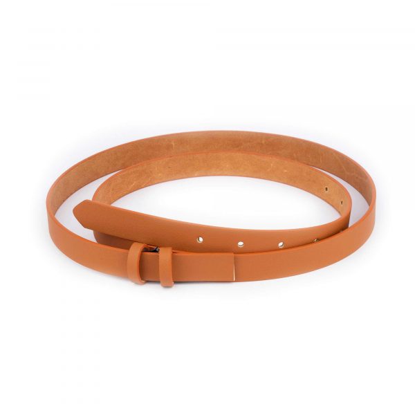 2 0 cm replacement tan leather belt strap for buckles 1