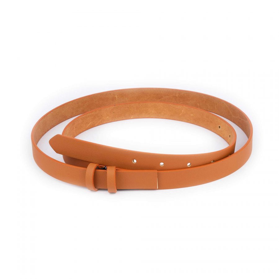 2 0 cm replacement tan leather belt strap for buckles 1