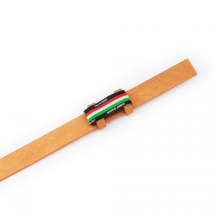 2 0 cm replacement tan leather belt strap for buckles 3