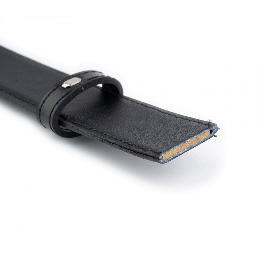 black leather belt strap replacement 3 0 cm 6