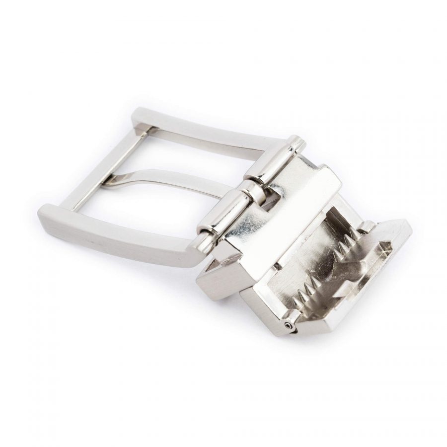 reverse belt buckle clip silver 1 1 8 inch 5