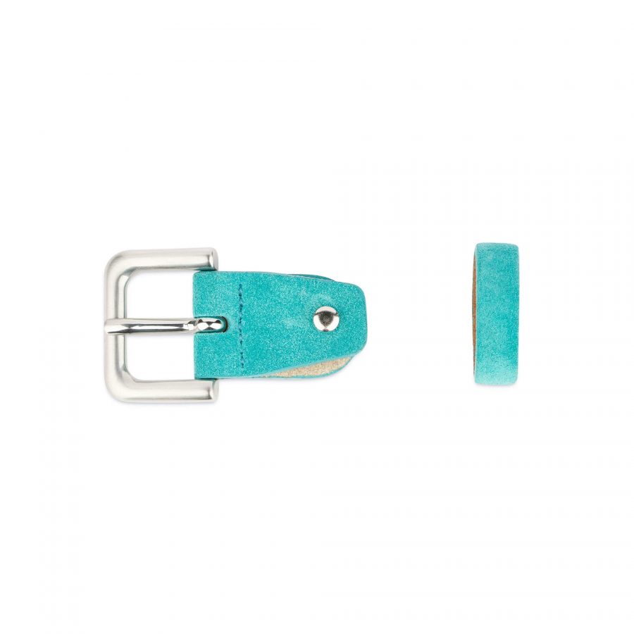 replacement belt buckle 25 mm turquoise silver 3