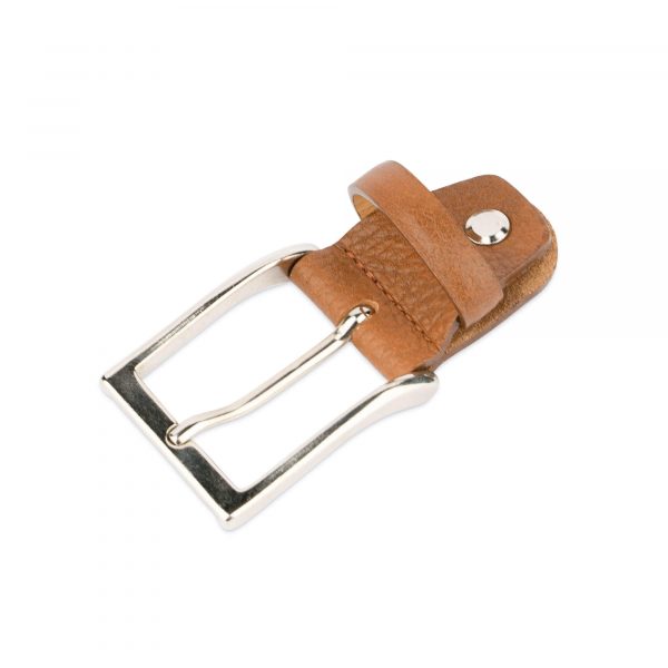 replacement belt buckle 35 mm brown silver 1