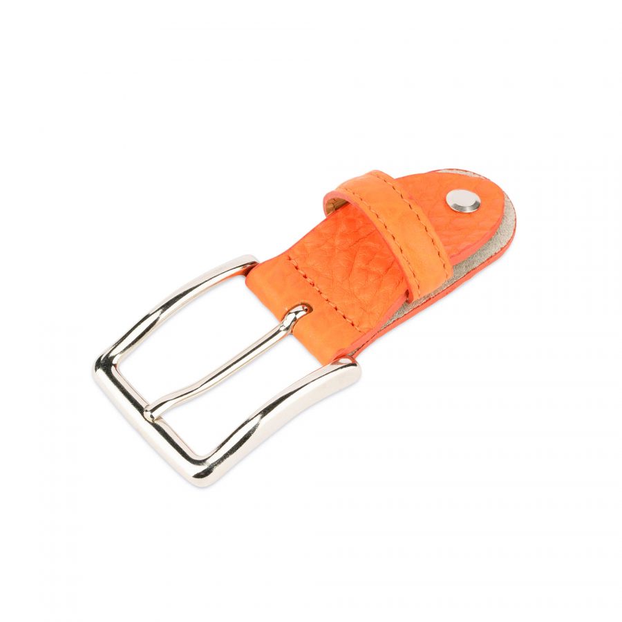 replacement belt buckle 35 mm orange silver 1