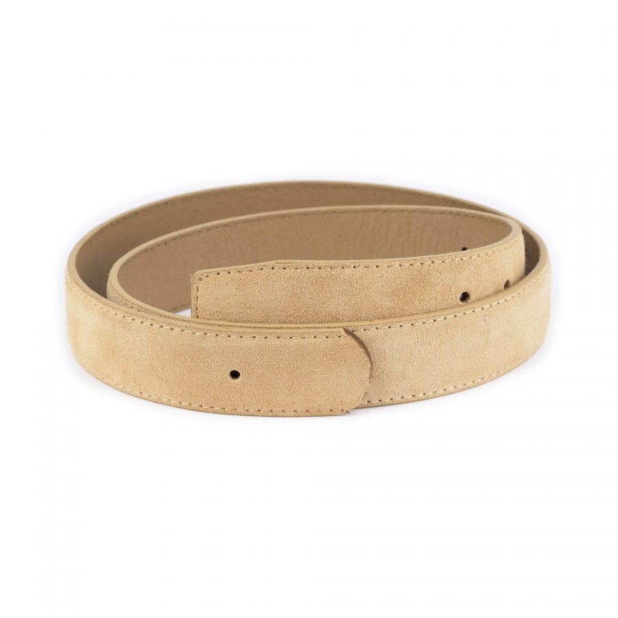 beige suede belt strap replacement 1