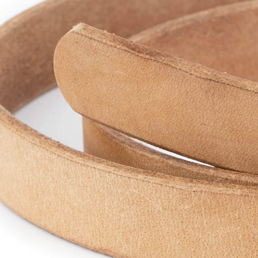 natural leather belt strap for buckle full grain 16 mm 3