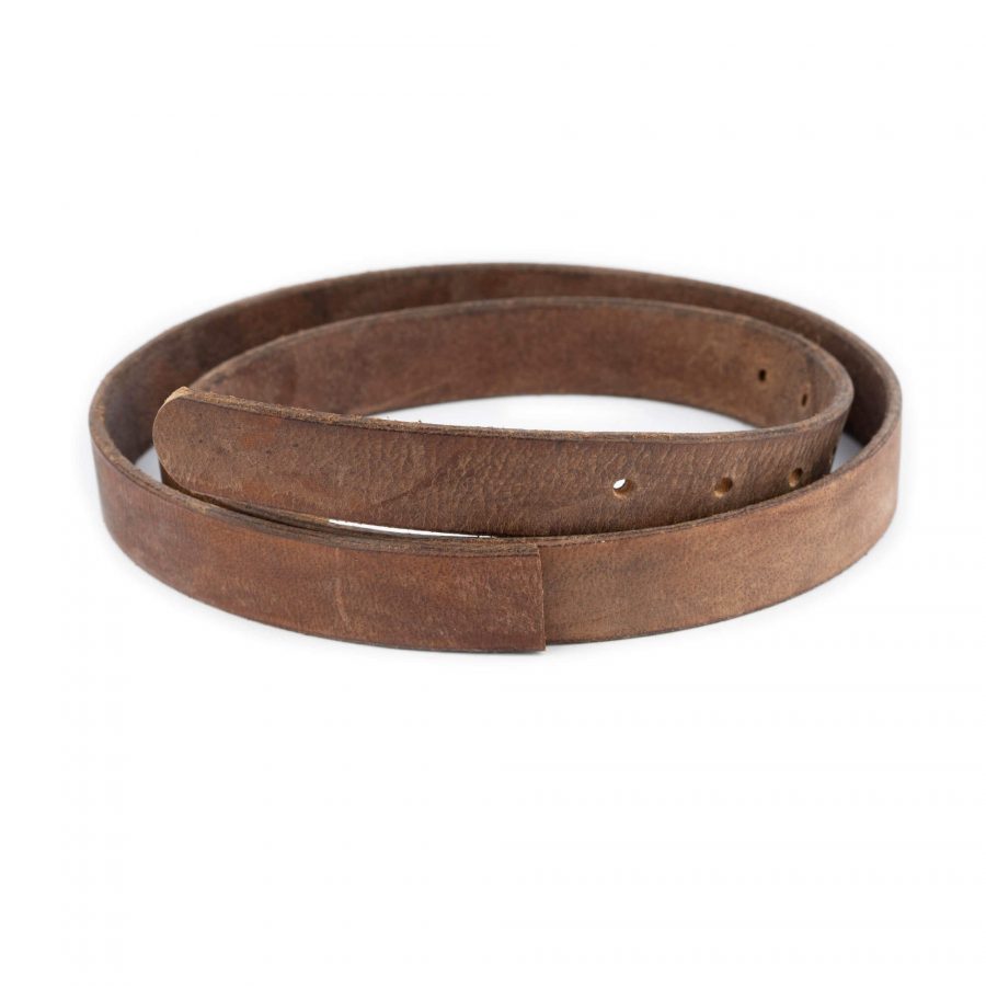 tanned belt strap for buckle full grain leather 13 mm 1