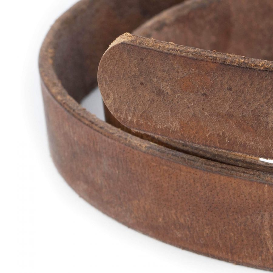 tanned belt strap for buckle full grain leather 13 mm 4