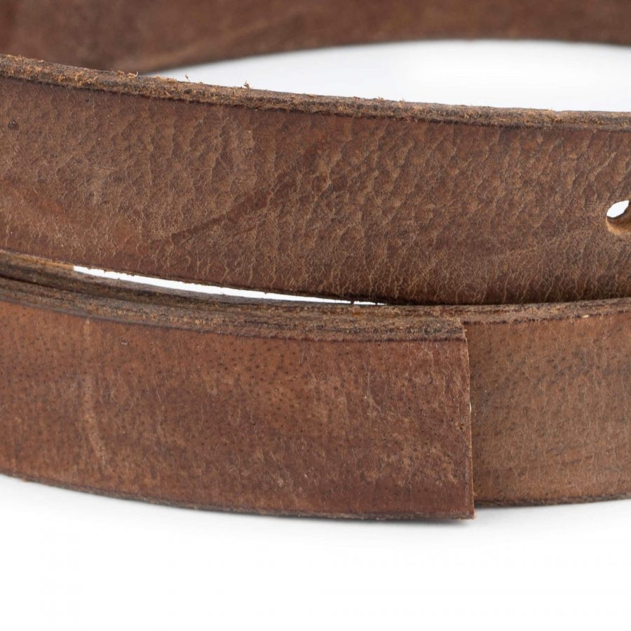 tanned belt strap for buckle full grain leather 16 mm 3