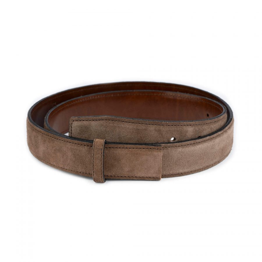 taupe brown belt strap for buckle reverisible replacement 1 28 36 usd65