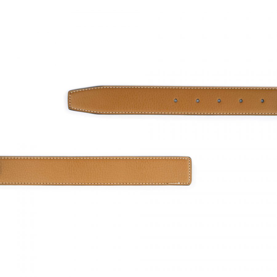 brown vegan belt strap reversible replacement 2
