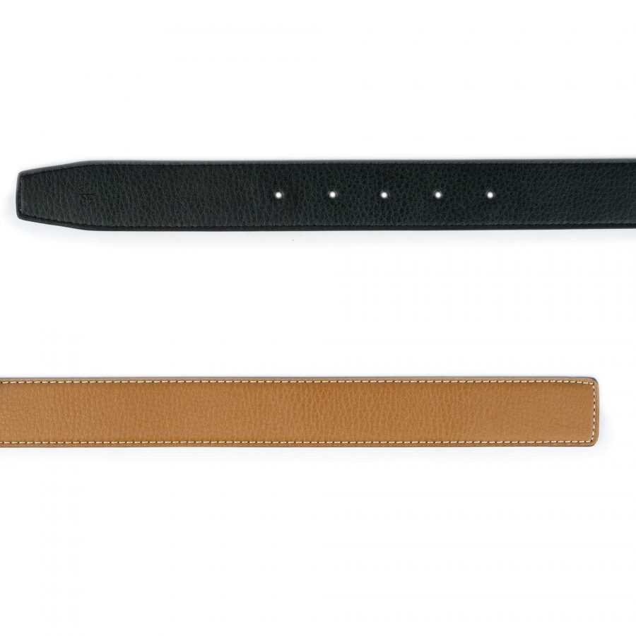 brown vegan belt strap reversible replacement 3