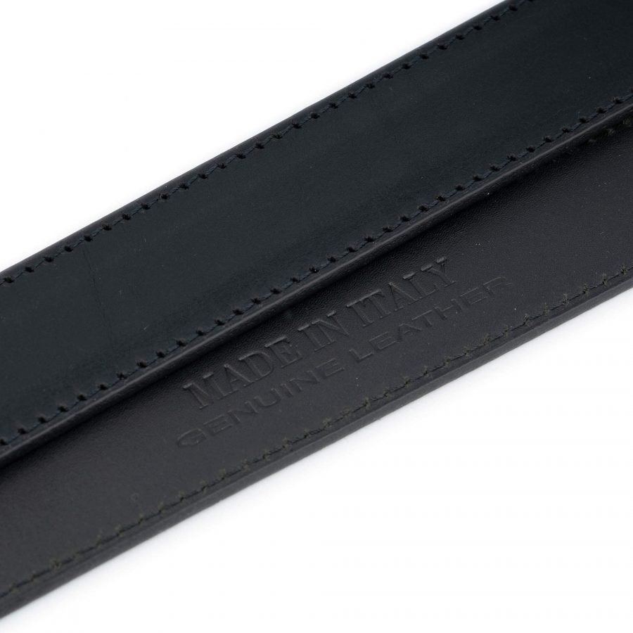 Black Leather Strap for Ratchet Belt 002