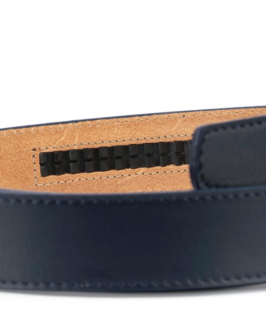 Dark Blue Leather Strap for Ratchet Belt 006