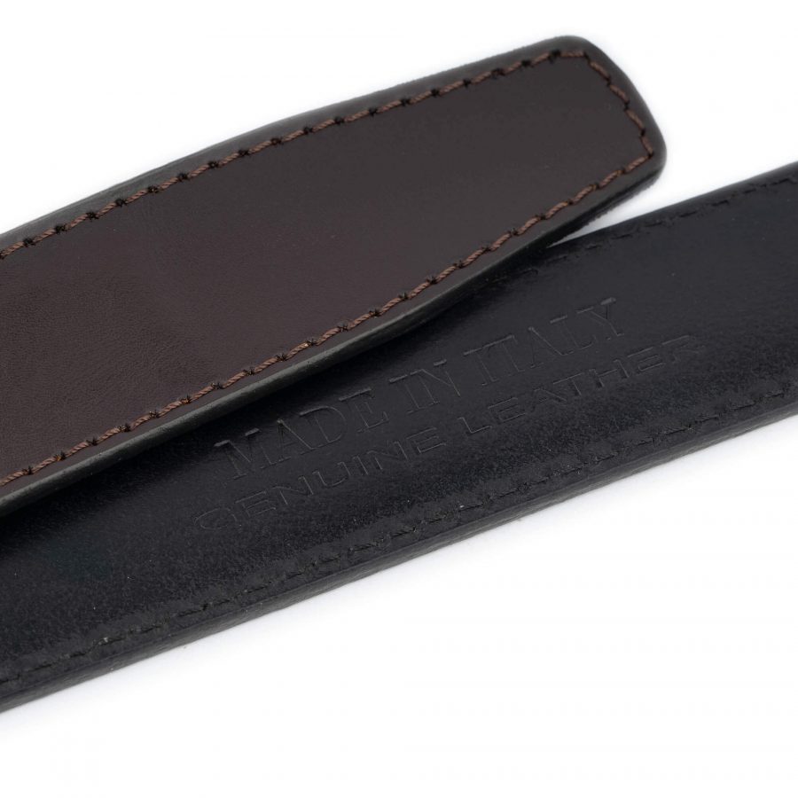 Dark Brown Leather Strap for Ratchet Belt 002