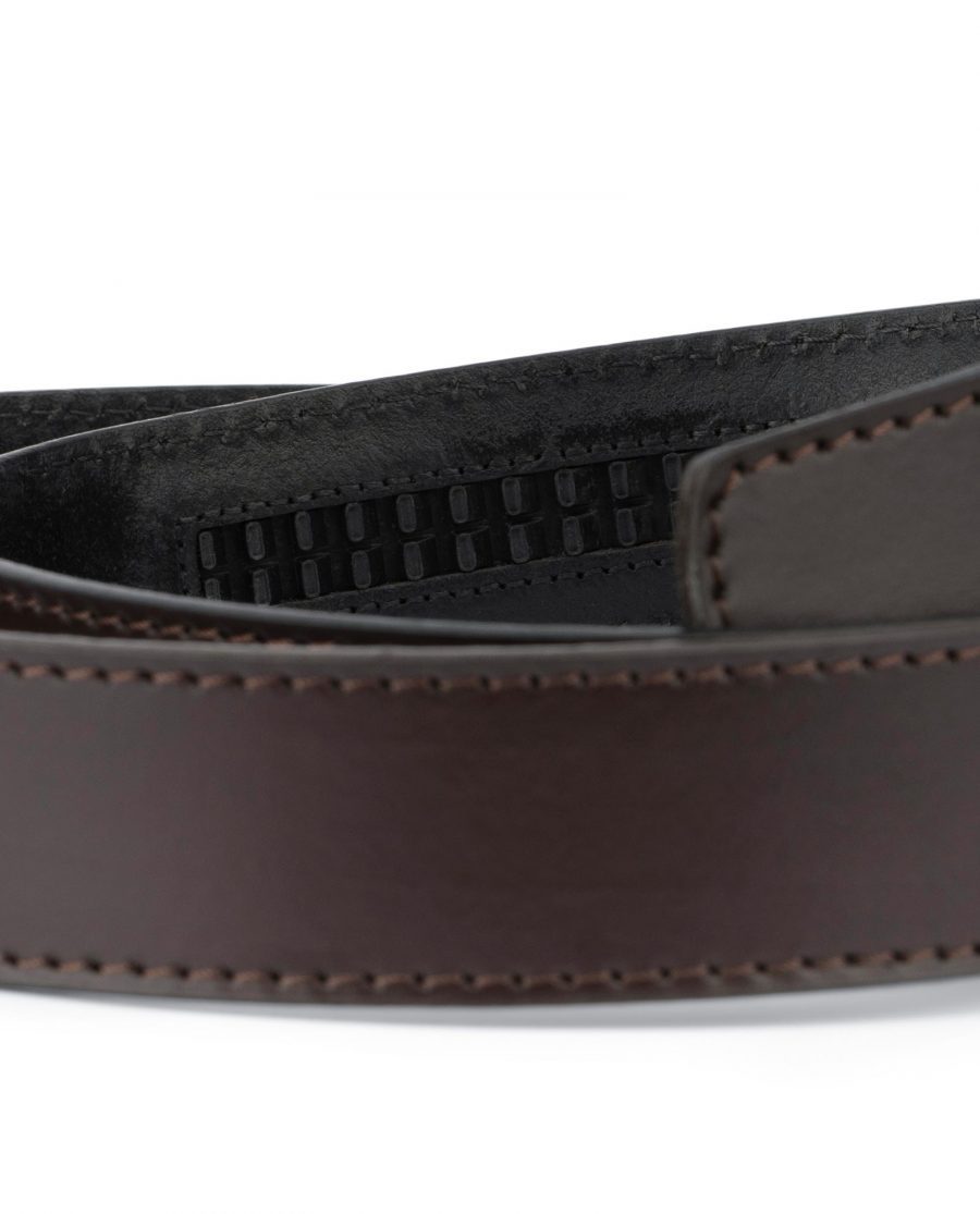 Dark Brown Leather Strap for Ratchet Belt 004