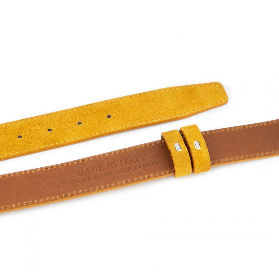camel color suede leather strap replacement 3 5 cm 4