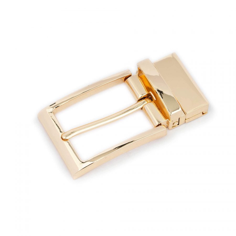mens gold belt buckle reversible 35 mm 1