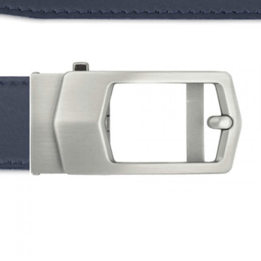 dark blue comfort click belt with gray buckle copy