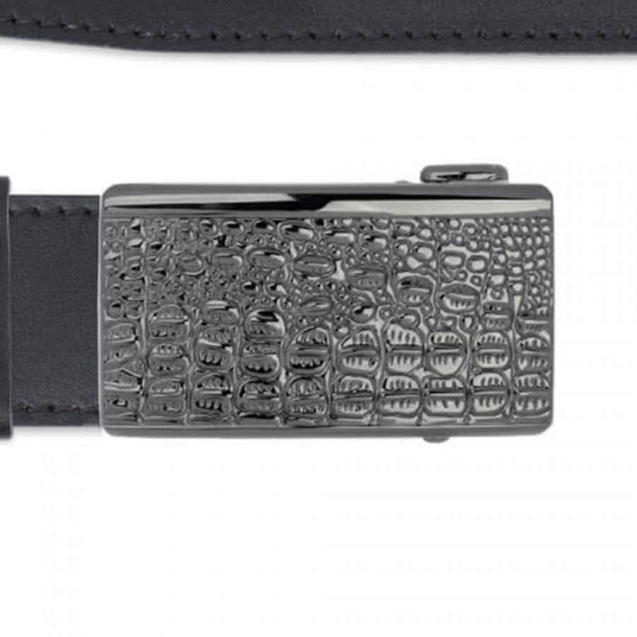 exclusive croco buckle mens ratchet belt copy