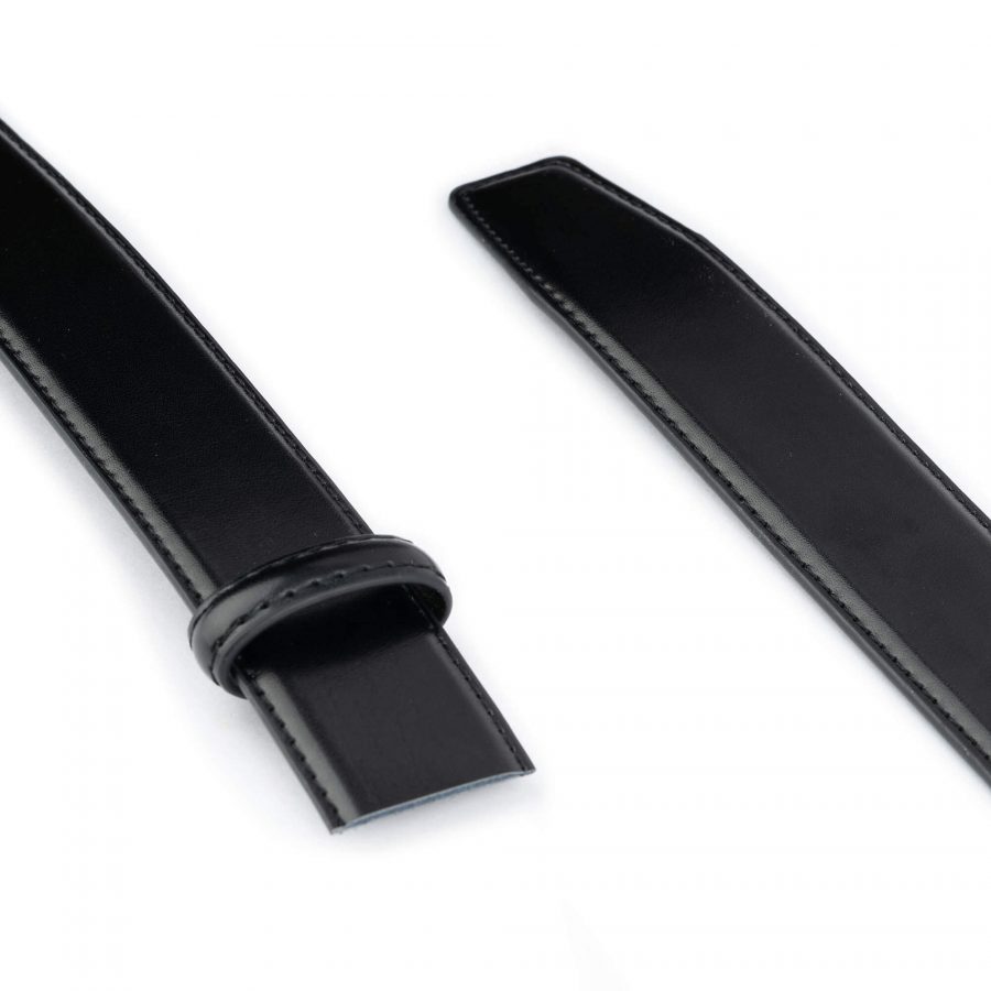 automatic vegan belt strap replacement black 3 5 cm 3