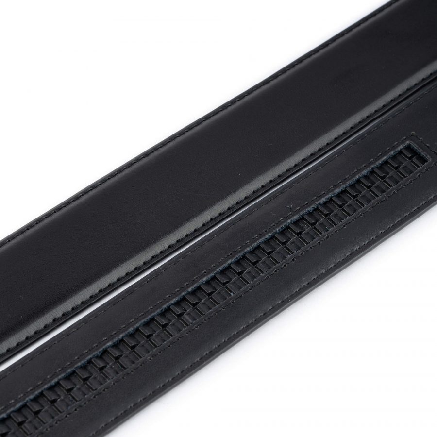 automatic vegan belt strap replacement black 3 5 cm 4