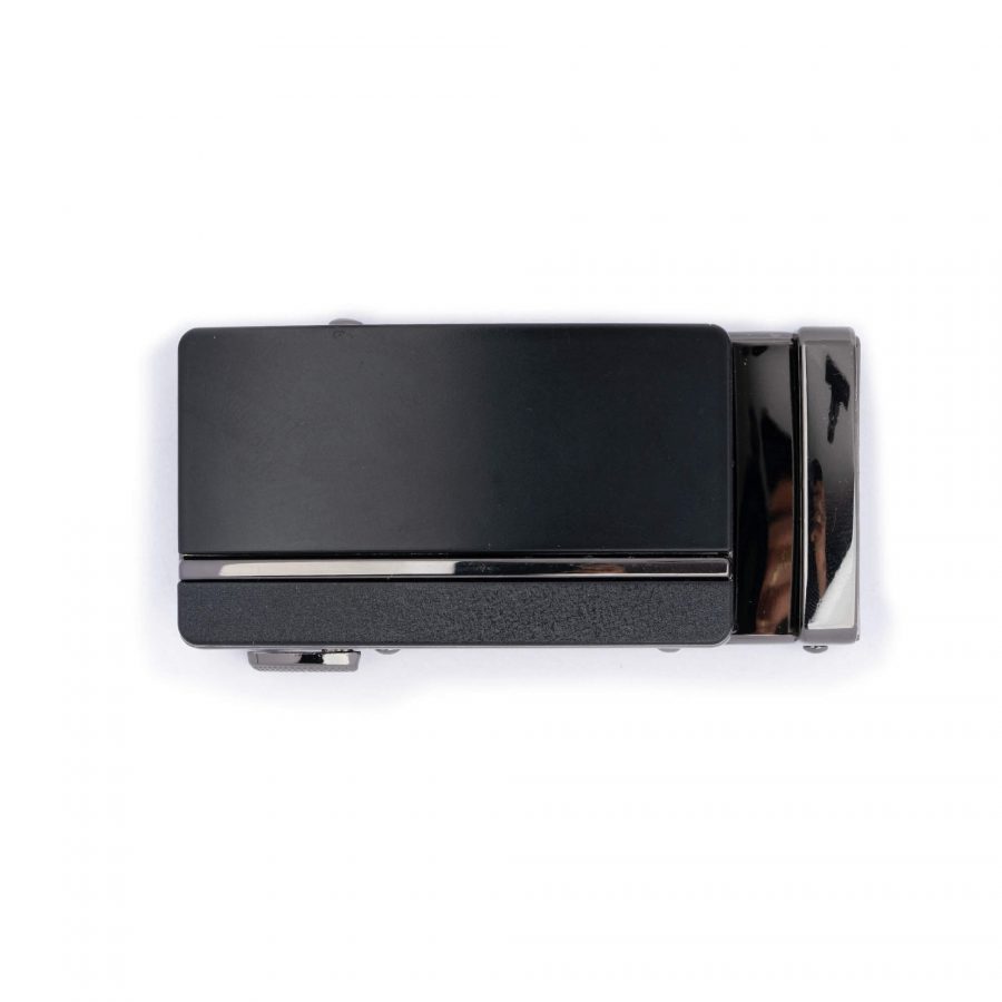 black automatic belt buckle replacement 1 3 8 inch 2