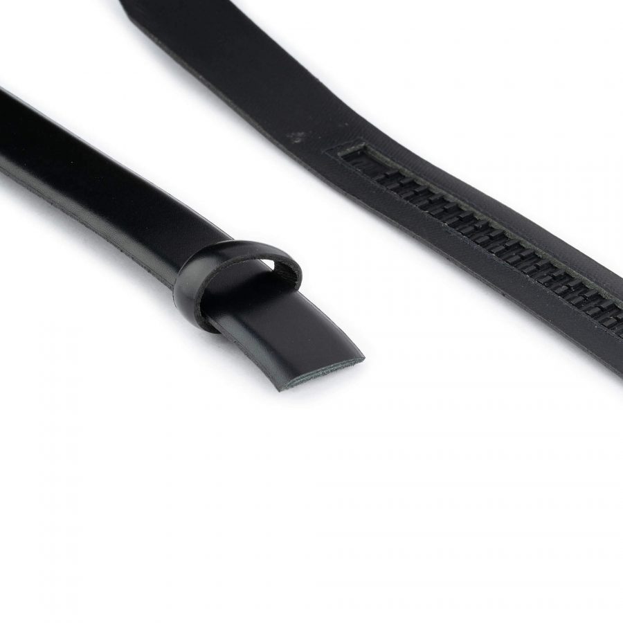 black replacement belt strap for slide buckle 3 0 cm 4