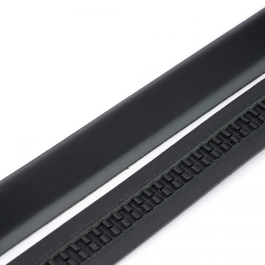 black replacement belt strap for slide buckle 3 0 cm 5